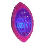 Brinquedo Bola Mordedor Led Para Pet Rosa A3e Imports