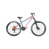 Bicicleta Aro 26 Viking X-35 Azul Petróleo Câmbios Shimano Pneu 26x2.30