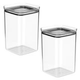 Kit 2un Pote De Alimentos 3,5l Cozinha Hermetico - Ou