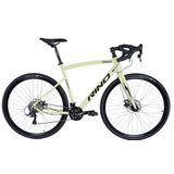 Bicicleta Aro 700 Rino Gravel 18v Aluminio - Cor Branco Navajo Tamanho Do Quadro 52