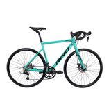 Bicicleta Aro 700 Rino Speed Gaya Aluminio 2x9v Disco - Azul-turquesa - 51 Cm