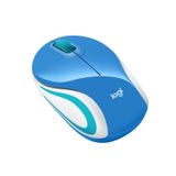 Mouse Logitech Wireless Mini M187 1000 Dpi - Azul Palácio