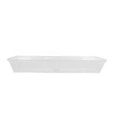 Pote Retangular Com Tampa 4l Natural Geladeira Mantimentos