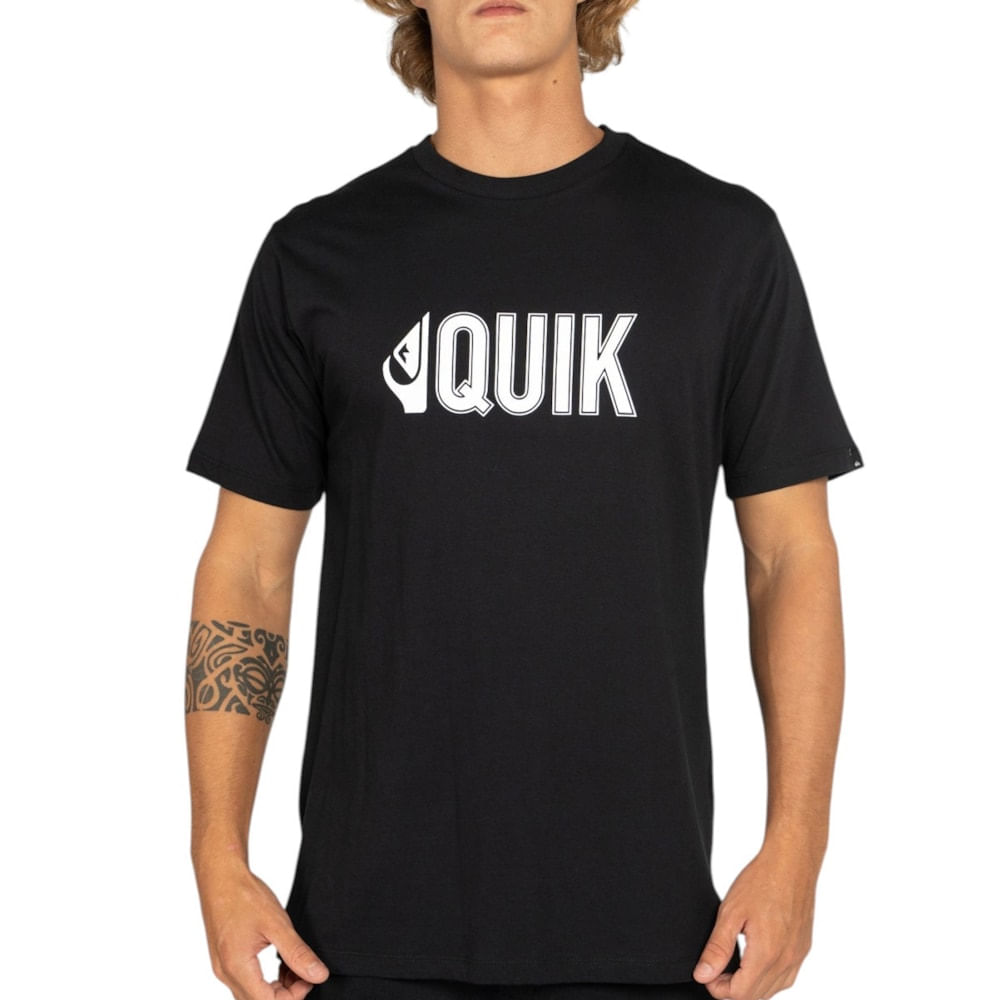 Camiseta Quiksilver High Quik Preta