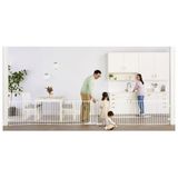 Presente Baby Gate And Play Yard, 4 Unidades, 194 Polegadas De Largura