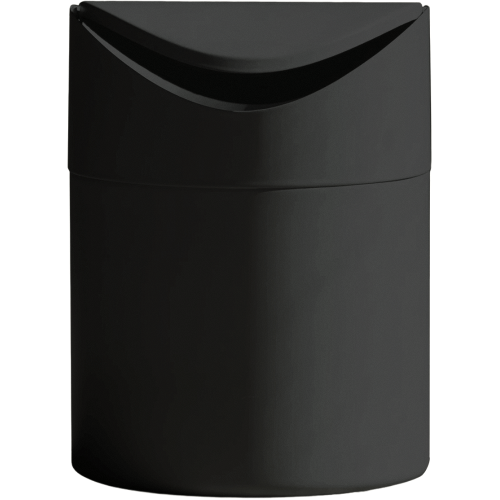 Lixeira De Bancada Basculante Matte Em Aço Powermaid