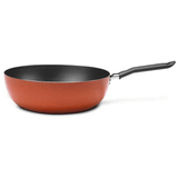 Frigideira Wok Fun Em Alumínio 24cm 2,3l - Brinox - Terracota Brinox