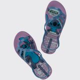 Chinelo Sandália De Dedo Infantil Meninas Ipanema Disney Carinho 27312 - Lilas/azul - 32