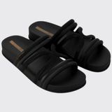 Chinelo Slide Tiras Feminino Ipanema Walk 27262 - Preto/preto/marrom - 33