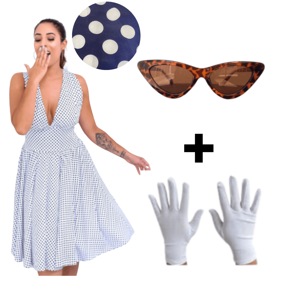 Fantasia Vestido Anos 60 Completa Anos 70 80 Vintage Adulto