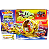 Pista Monster Trucks Power Smashers C/ 2 Carrinhos Da Hot Wheels - Mattel Mattel