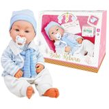 Boneca Bebê Reborn Boneco Vinil Com Acessórios Infantil 40cm