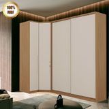 Guarda-roupa Modulado 3 Peças Decor Freijó / Off White