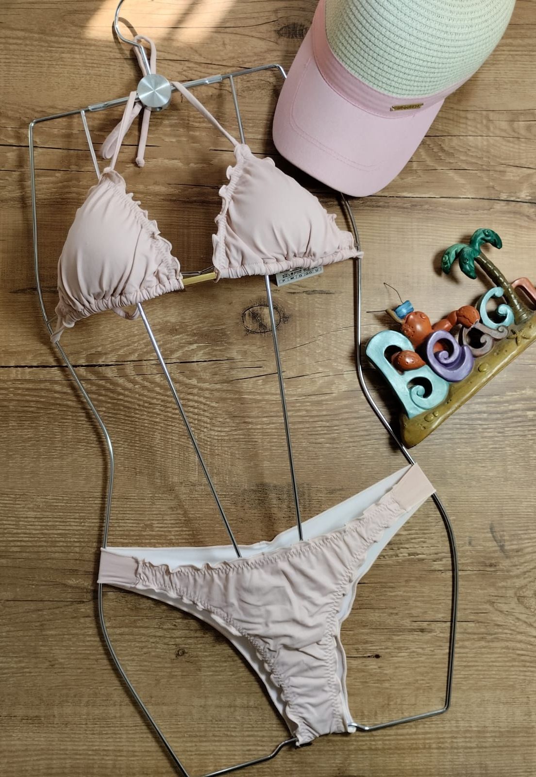 Biquíni Cortininha Com Calcinha Empinar Bumbum