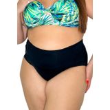 Calcinha De Biquíni Cintura Alta Fio Duplo Normal/plus Size