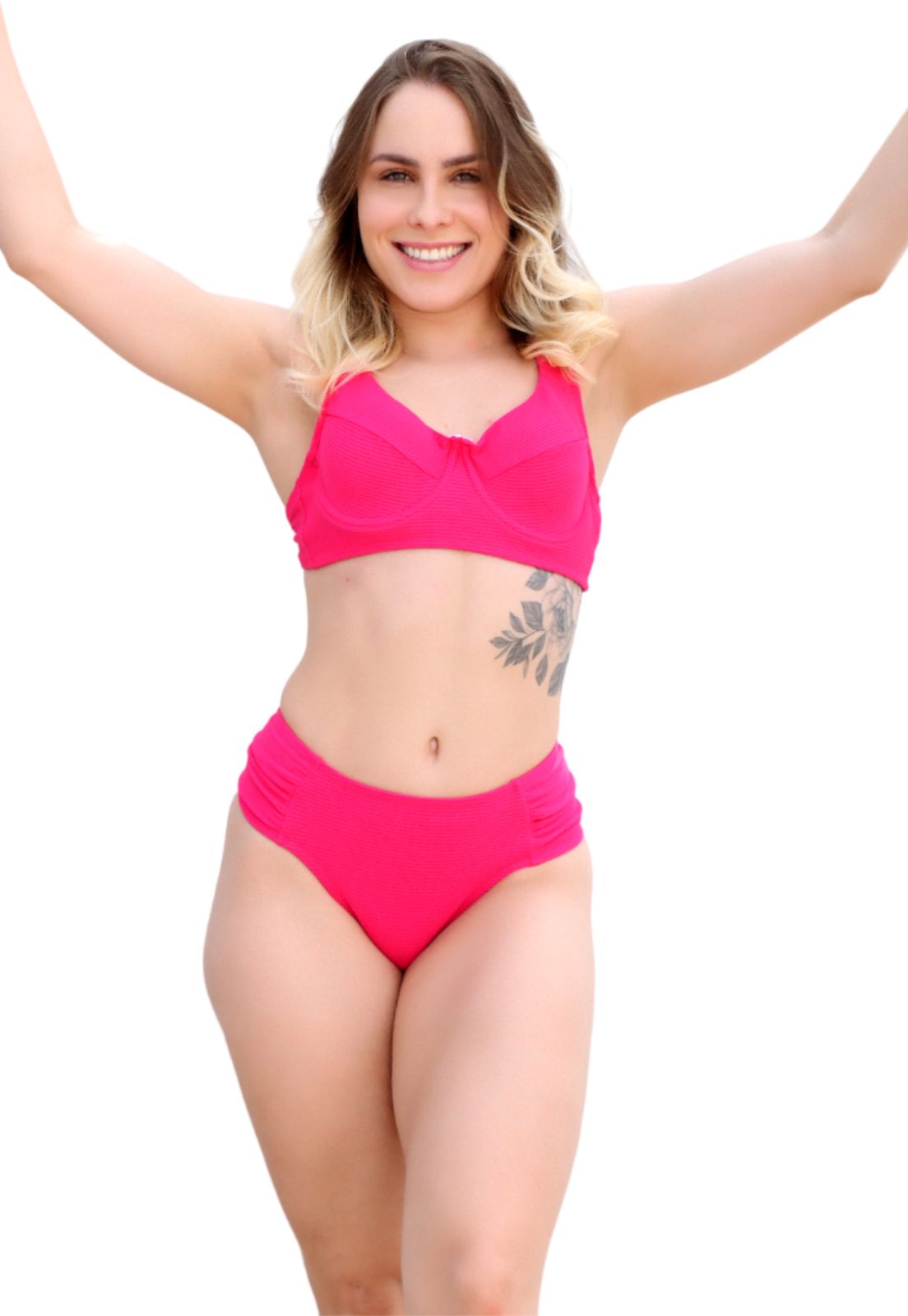 Biquíni Feminino Meia Taça Com Bojo Calcinha Bombom