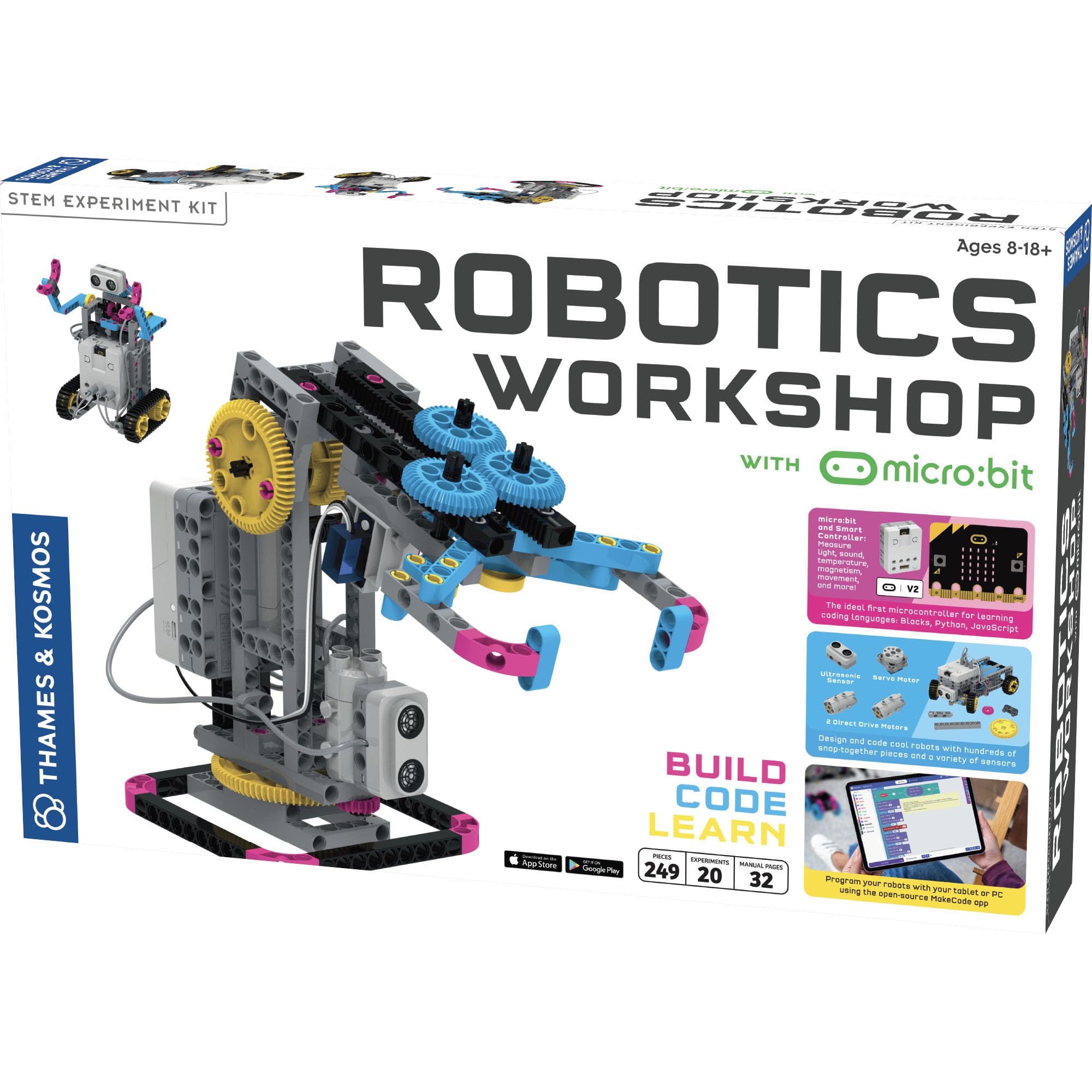 Workshop De Robótica Thames &amp; Kosmos Com Kit Micro:bit Stem