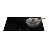 Kit Cooktop De Indução Brastemp 4 Bocas Preto Bdj60be 220v E Panela Com Tampa Circle Indução 28cm Tognana