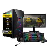 PC Gamer Completo i5 4ª Gtx1650 Memória 8GB SSD 480GB Monitor