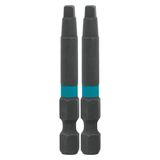 Power Bit Makita A-96718 Impactx 3 Square Recess 2", Pacote Com 2