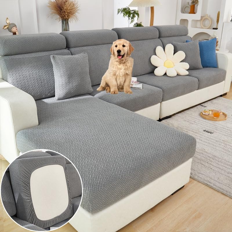 Capa De Sofá Hatirech Magic Resistente Ao Desgaste Universal Cinza