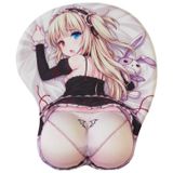 Mouse Pad Para Jogos Betomsps Kawaii Anime Com Suporte De Pulso Cinza