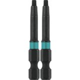 Power Bit Makita A-96702 Impactx 2, Recesso Quadrado, 5 Cm, Pacote Com 2