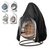 Capa De Cadeira Patio Hanging Egg Oslimea Impermeável Preta