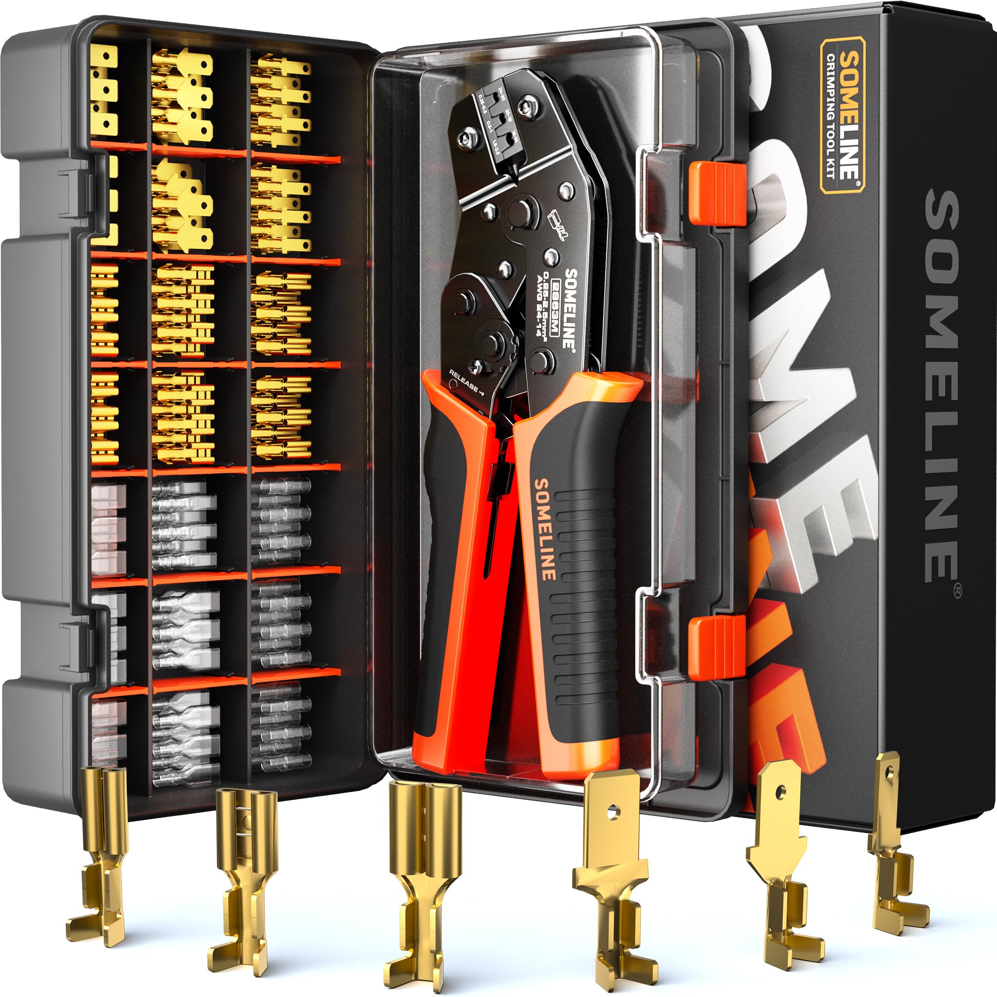 Kit De Ferramentas De Crimpagem Someline Open Terminal Connector