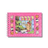 Livro De Colorir Bobbie Goods 50 Páginas Capa Dura Rosa