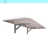 Mesa Retrátil Parede Cozinha Suspensa Dobrável Branca 80x41