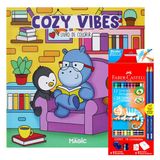 Kit De Colorir Cozy Vibes Com Lápis De Cor Faber-castell