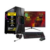 Pc Gamer Completo I7 4º Gtx 1650 Memória 16gb Ssd 480gb Monitor 27