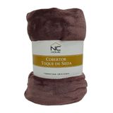 Cobertor Toque De Seda Nc 2,40 X 2,60 Rosa Queimado