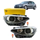 Par Farol Para Bmw 114i 116i 118i 2011 A 2015 Bi Xenon Hella