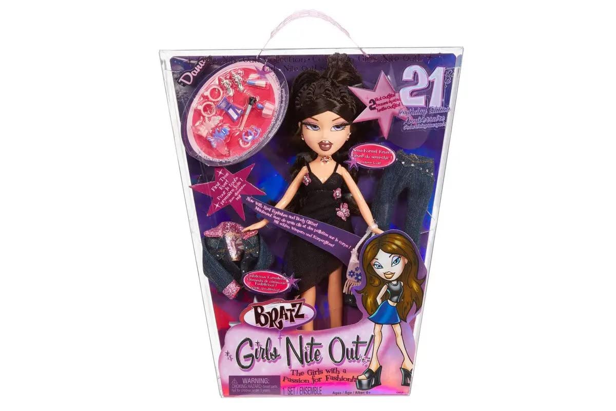 Boneca De Moda Bratz Girls Nite Out 21º Aniversário, Dana