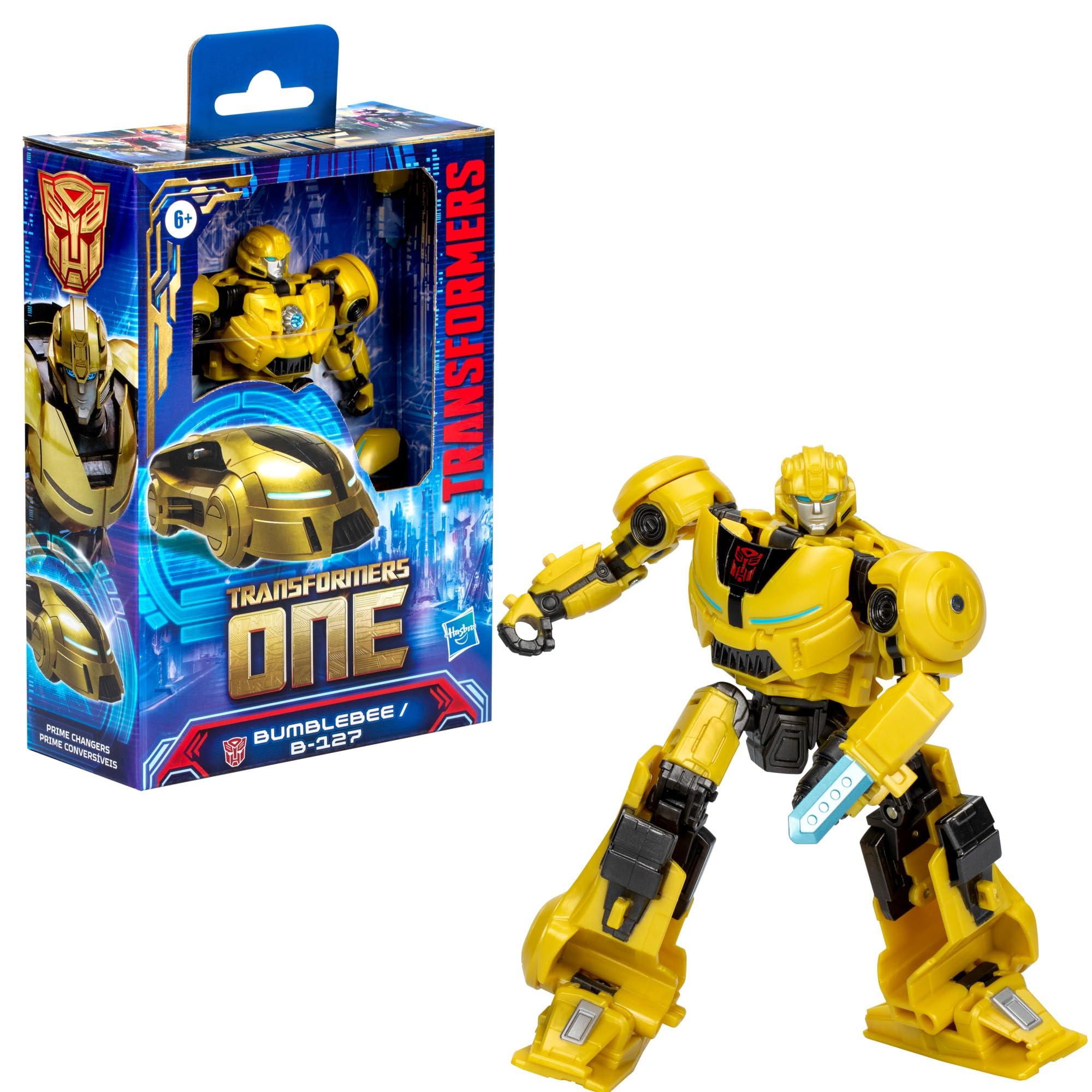 Boneco De Ação Transformers One Prime Changer Bumblebee