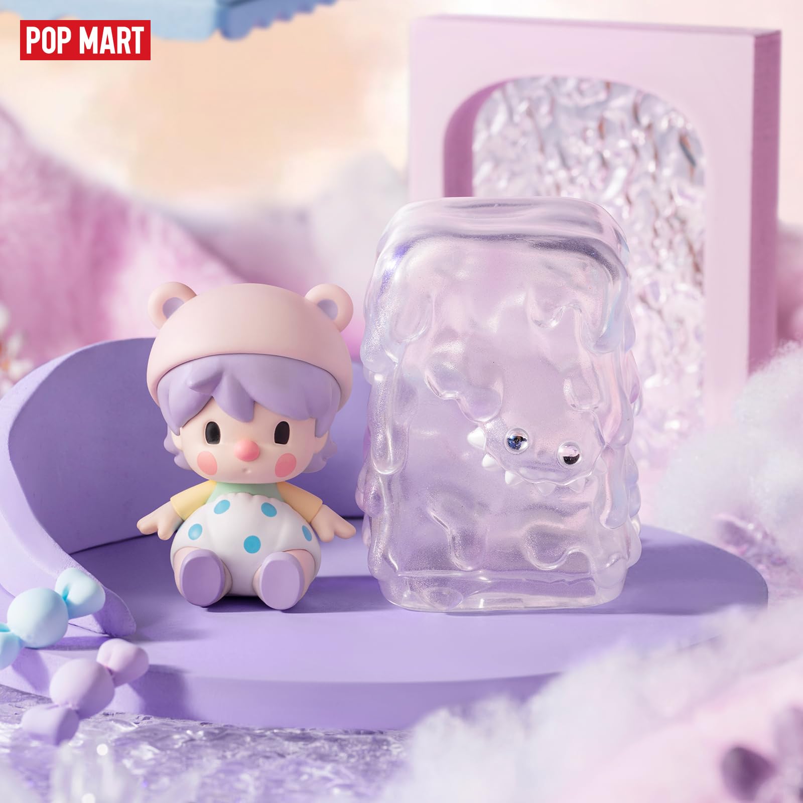 Bonecos De Ação Pop Mart Sweet Bean × Instinctoy Sweet Together