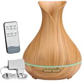 Super Aromatizador Difusor Aromas Elétrico Led 7 Cores Grande 23 Cm 12horas De Aroma Controle Remoto