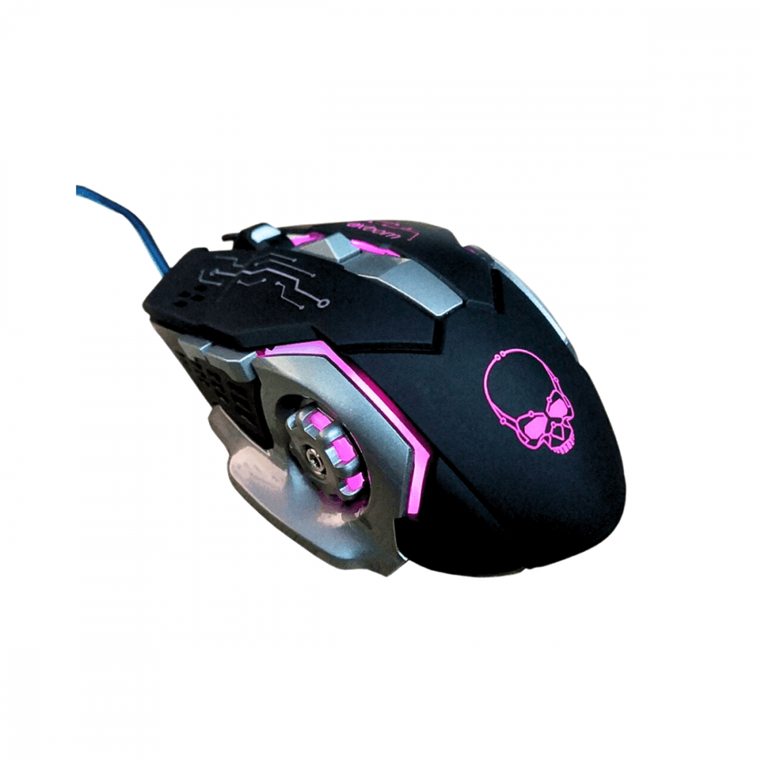 Mouse Gamer Led Rgb Com 6 Botões Base De Metal 4800 Dpi - imagem 3