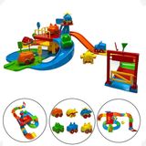 Brinquedo Menino Pista Carrinho Rampa Corrida Infantil