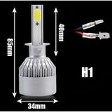 Lampada Farol Led Automotiva H1 6000k 5400 Lumens 12v A 24v