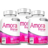 Suplemento Amora Branca 60 Cápsulas 3 Unidades