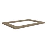 Tampo Para Balcao Cooktop 80 Cm Mdp E608 Nogal Kappesberg
