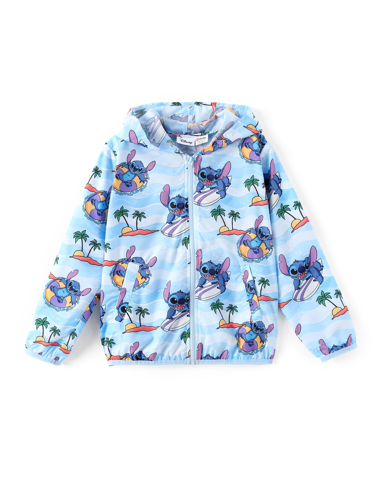 Casaco Disney Lilo And Stitch Resistente À Água Uv Para Crianças De 6 A 7 Anos