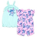 Macacão Disney Lilo &amp; Stitch Para Meninas Turquesa/rosa