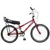 Bike Aro 24 Rino Da Quebrada Rebaixada - Vermelho