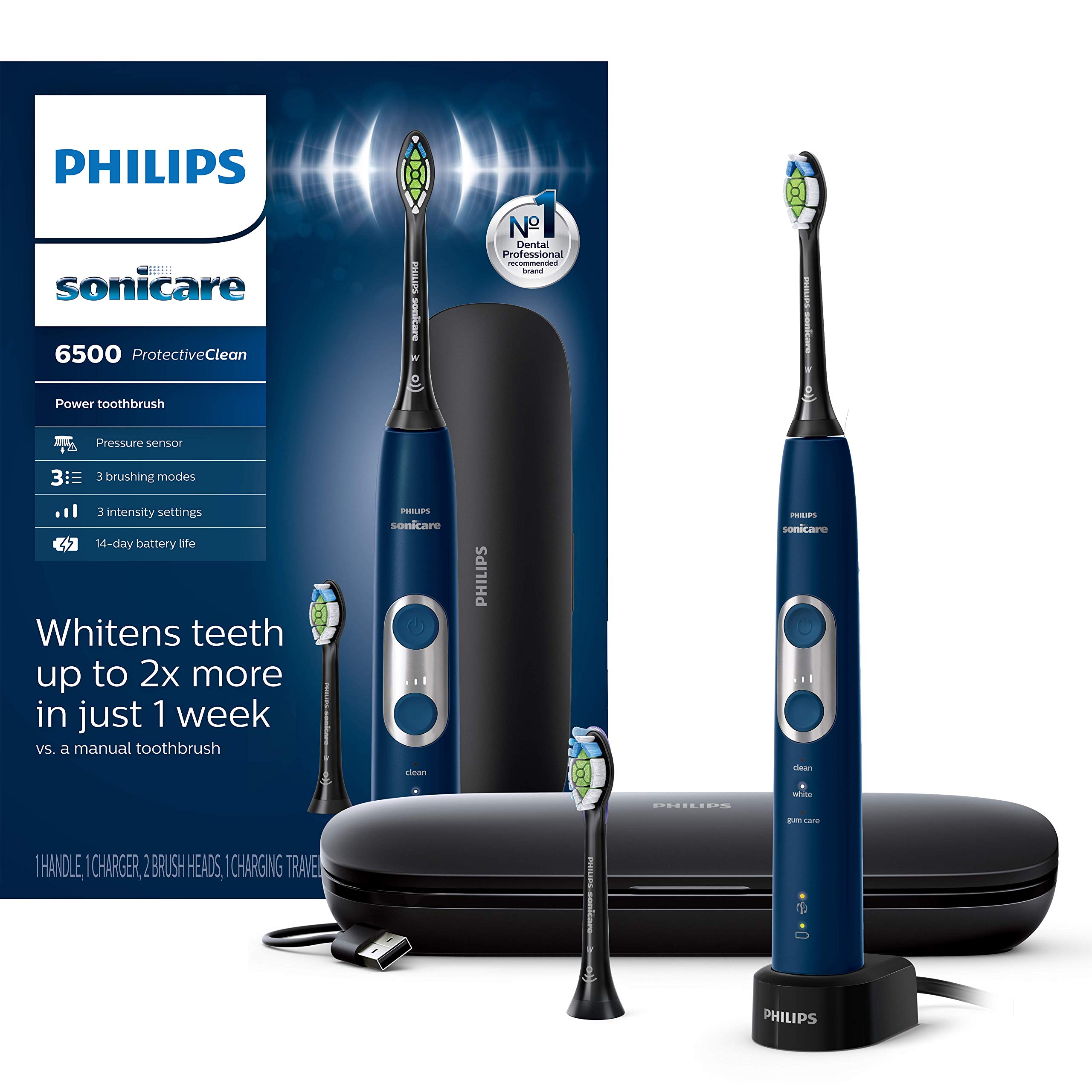 Escova De Dentes Elétrica Philips Sonicare Protectiveclean 6500