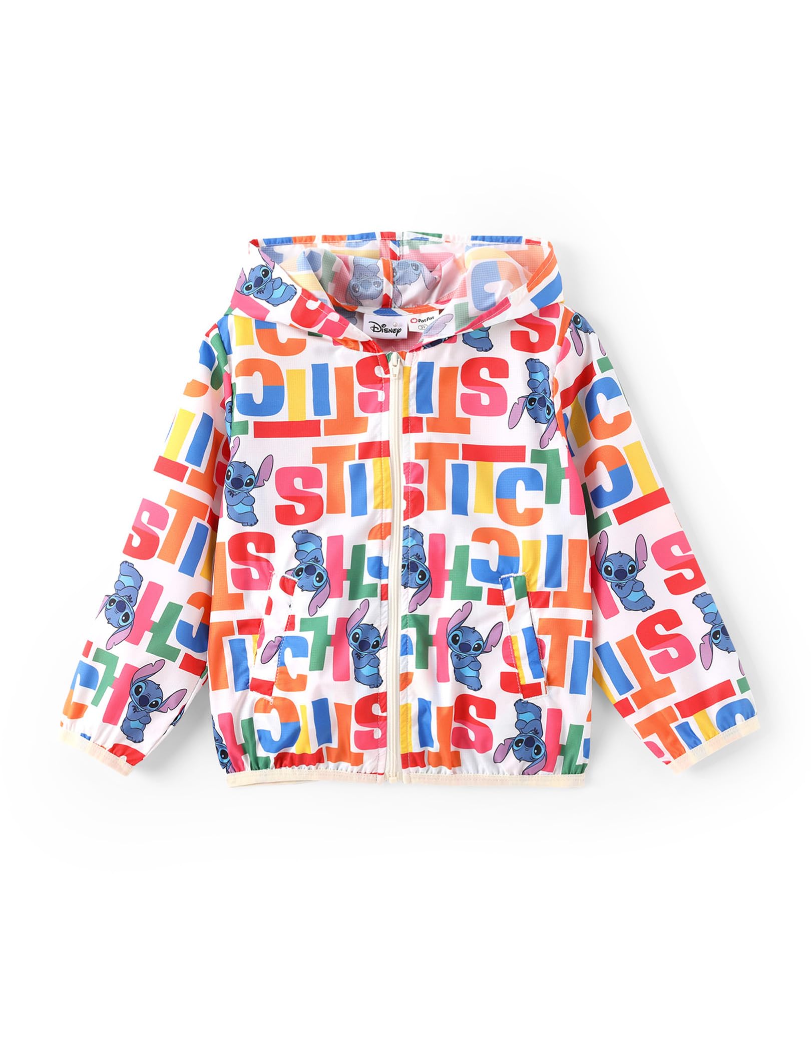 Casaco Disney Lilo And Stitch Resistente À Água Uv Para Crianças 4-5t
