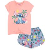 Conjunto De Roupas: Camiseta E Shorts Disney Lilo &amp; Stitch 4t Girl
